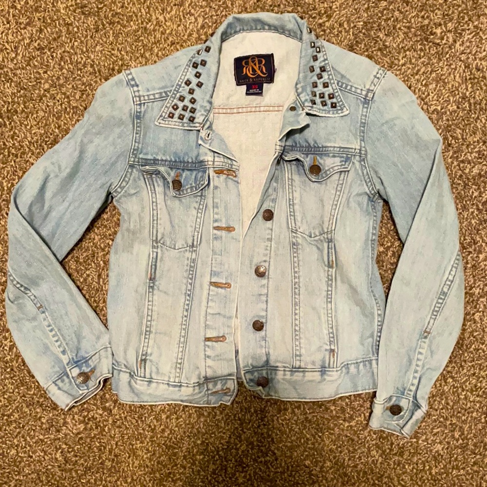 Rock & Republic studded denim jacket